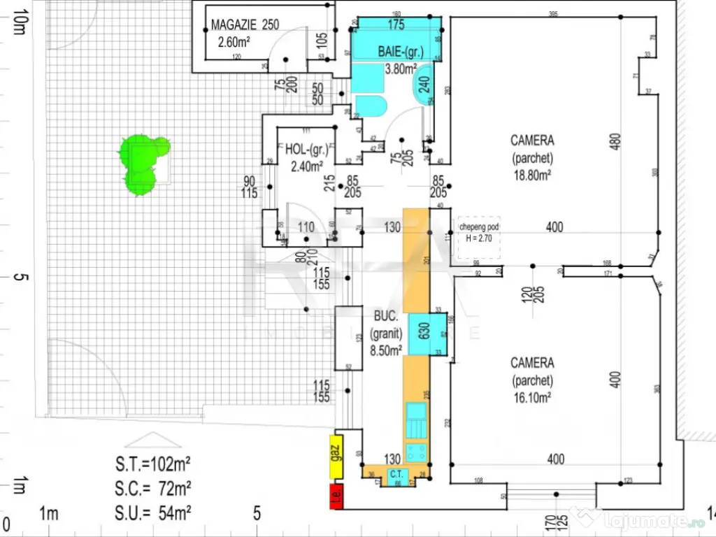 Doua case 6 camere, zona Dorobanti, pret negociabil.