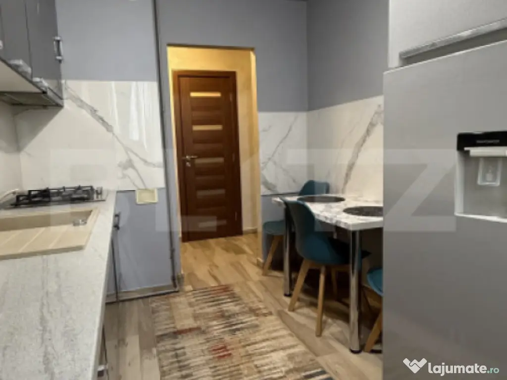 Apartament 2 camere central, spațiu optimizat, finisaje mod