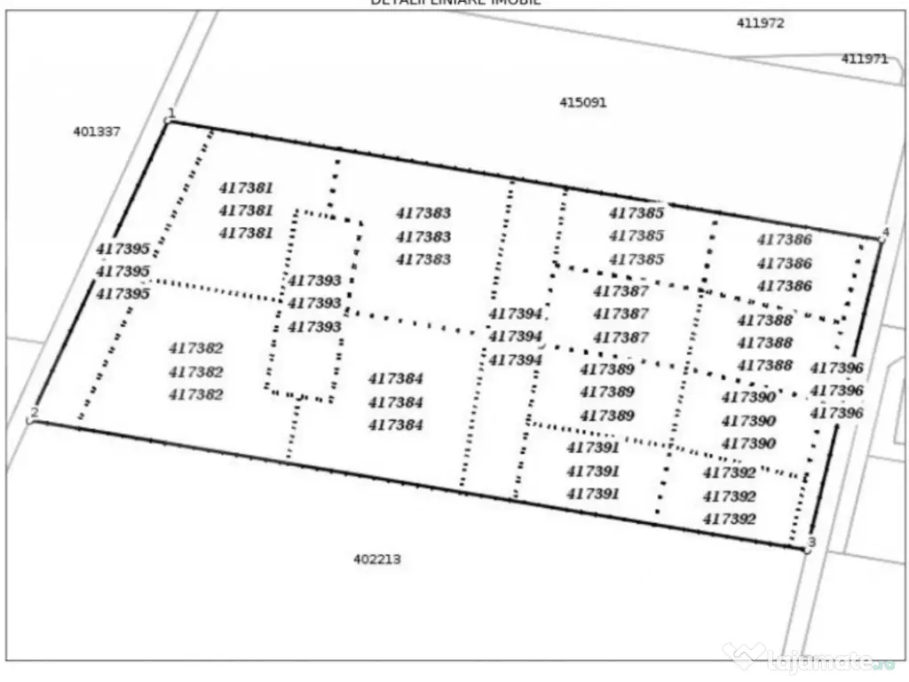 Teren cu PUZ aprobat pentru blocuri de locuinte