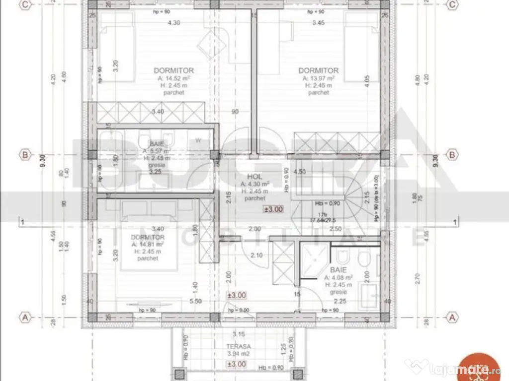 Casa individuala 120 mp, teren 450, zona Dezmir