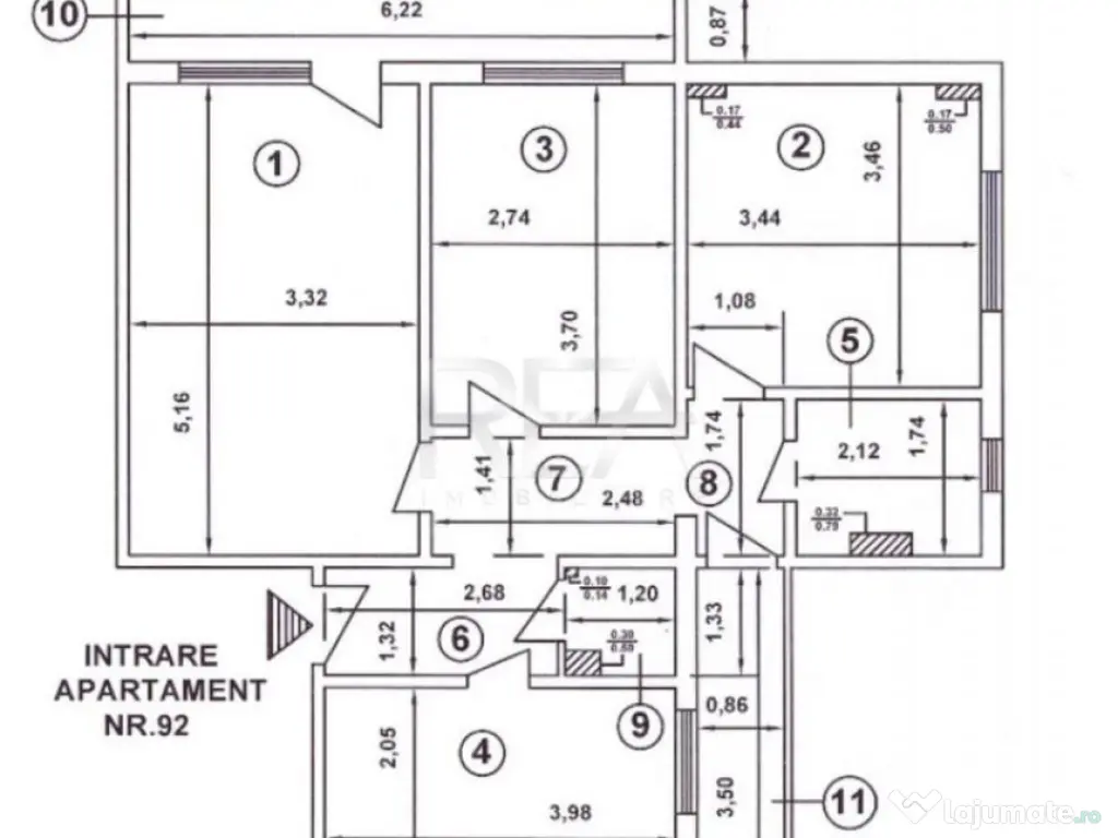 3 Camere-Decomandat-Rahova 