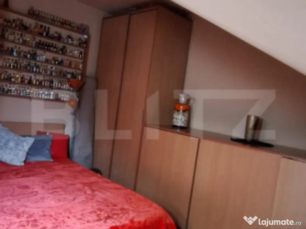 Apartament cu 2 cam, 58 mp, etaj 4, mansarda, cu parcare ,in