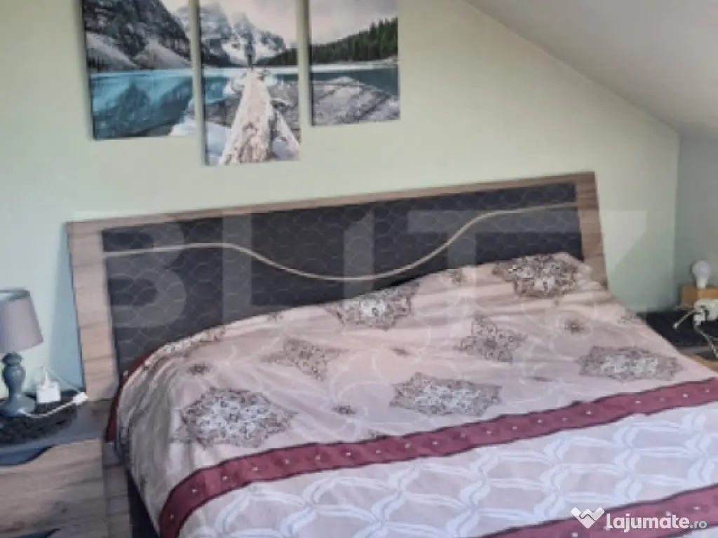 Apartament cu 2 cam, 58 mp, etaj 4, mansarda, cu parcare ,in