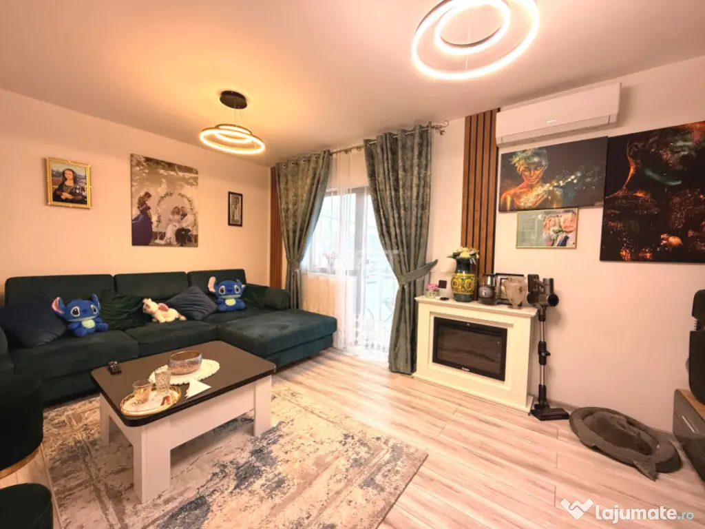 Apartament cu 2 camere decomandat în bloc nou, etaj 1, mobi 