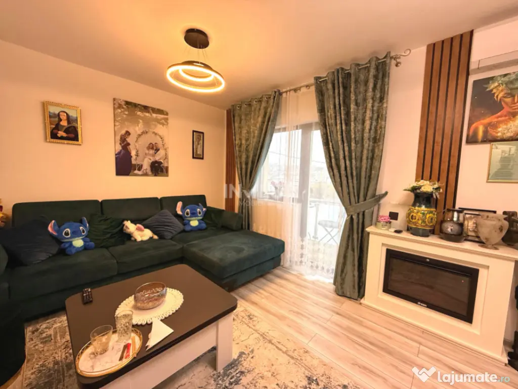 Apartament cu 2 camere decomandat în bloc nou, etaj 1, mobi 