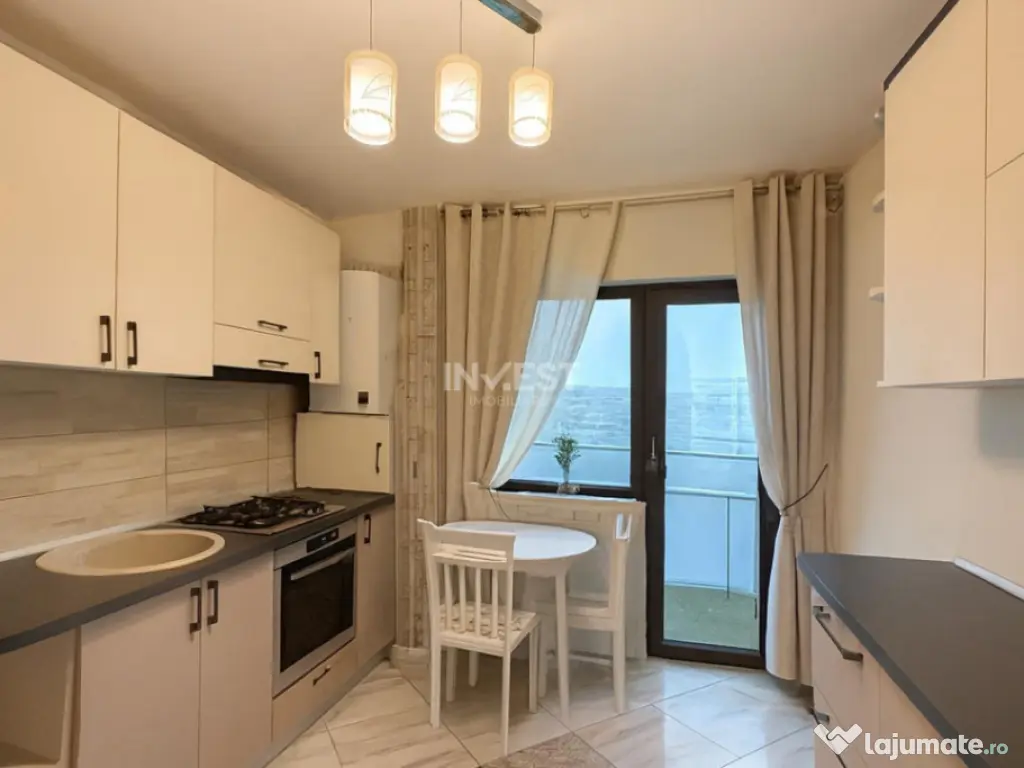 Apartament cu 2 camere decomandat în bloc nou, etaj 1, mobi 