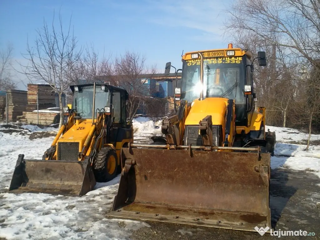 Inchiriere buldoexcavator cu picon, utilaje construct Bucuresti, Ilfov 