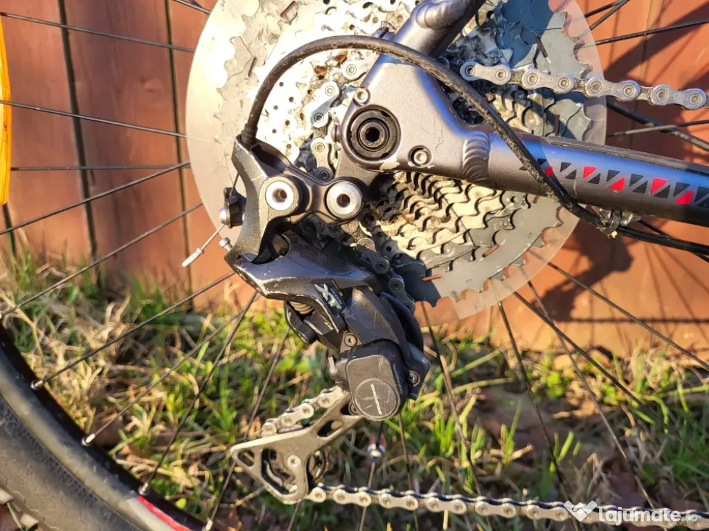 Bicicleta electrica MERIDA eBIG.NINE LIMITED, suspensie fata 