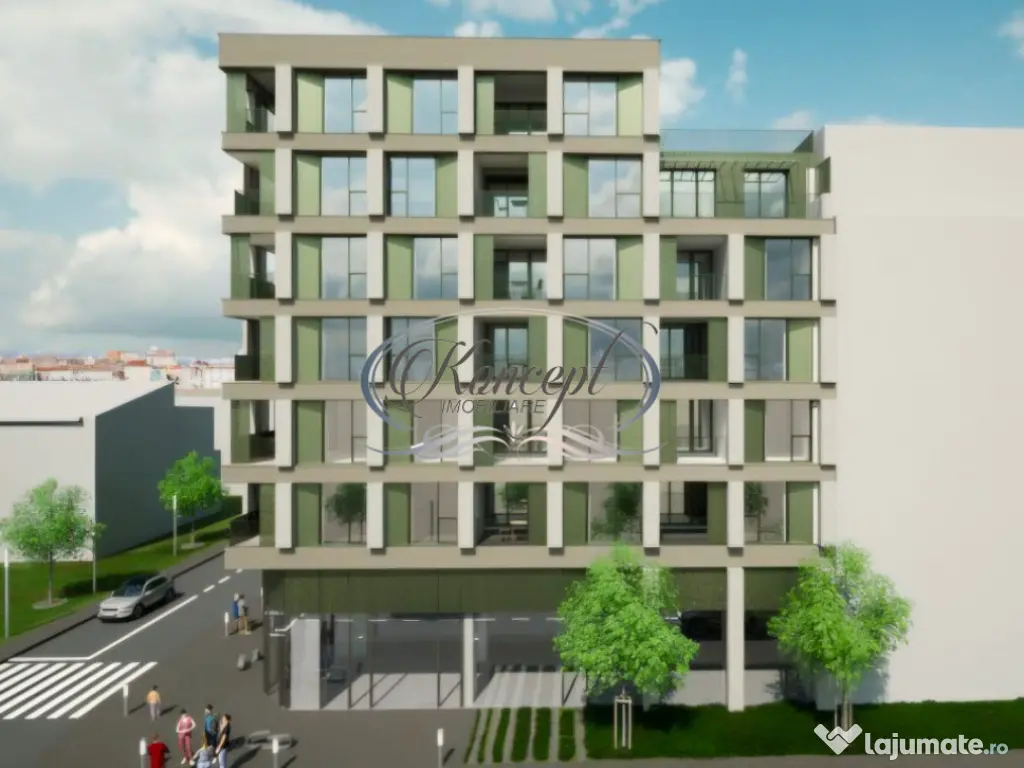 Apartament nou cu 2 balcoane in Marasti 