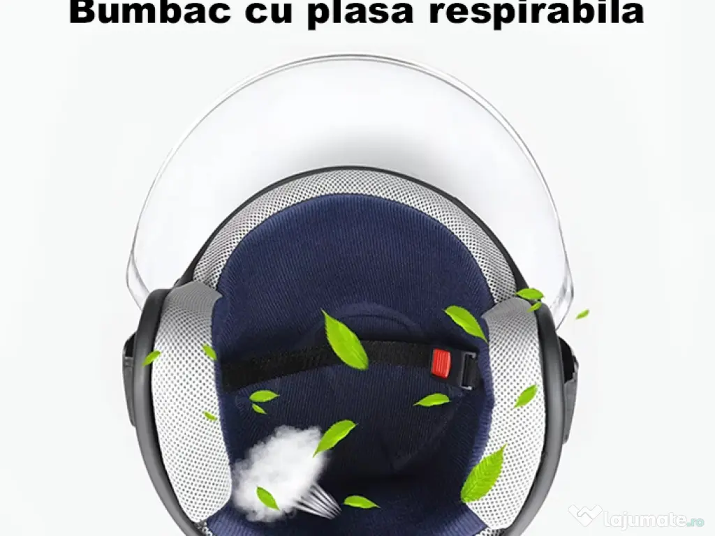 Casca moto/scuter unisex, cu vizor, marime universala 55-60cm, FIXATO, Neagra 