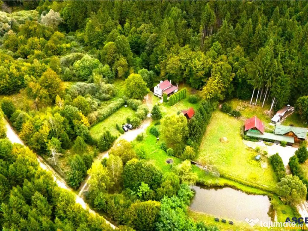 OFERTA REZERVATA!!Refugiu montan,cu 2100 mp domeniu verde,ar 
