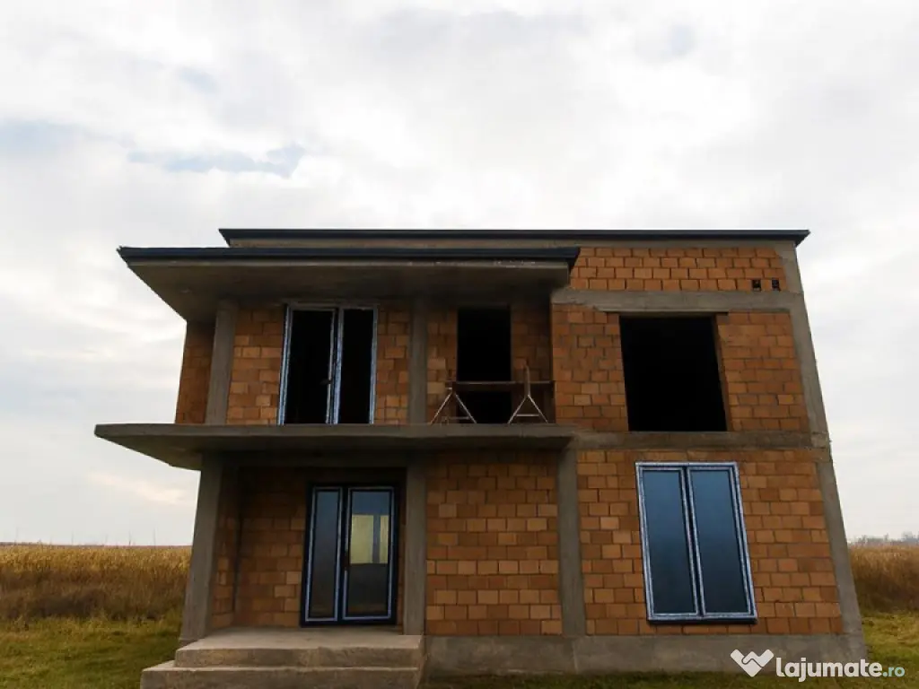 Casa individuala, intabulata, P 1, la rosu, teren 500 mp, Sa 