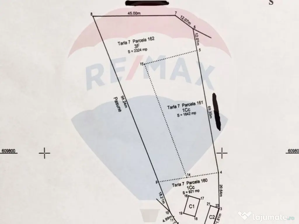 Teren Intravilan 4900mp Dabaca - Cluj - Proiect Turism Rural