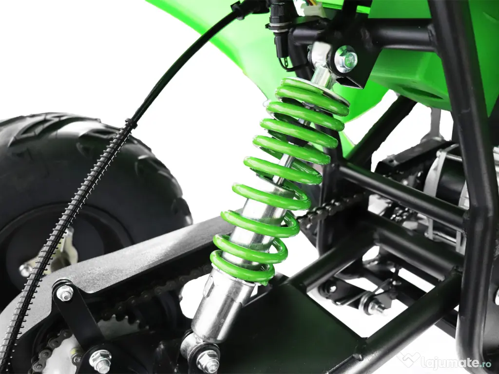 ATV electric NITRO ecoWarrior 1000W 48V 20Ah, roti 7 inch Rosu 