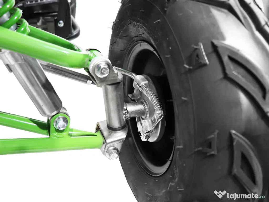 ATV electric NITRO ecoWarrior 1000W 48V 20Ah, roti 7 inch Rosu 