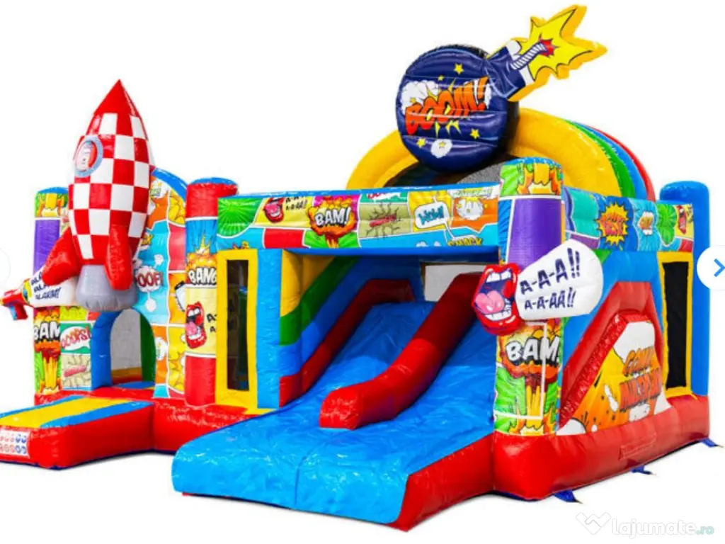 Tobogan Castel gonflabil folosit doar 3 luni