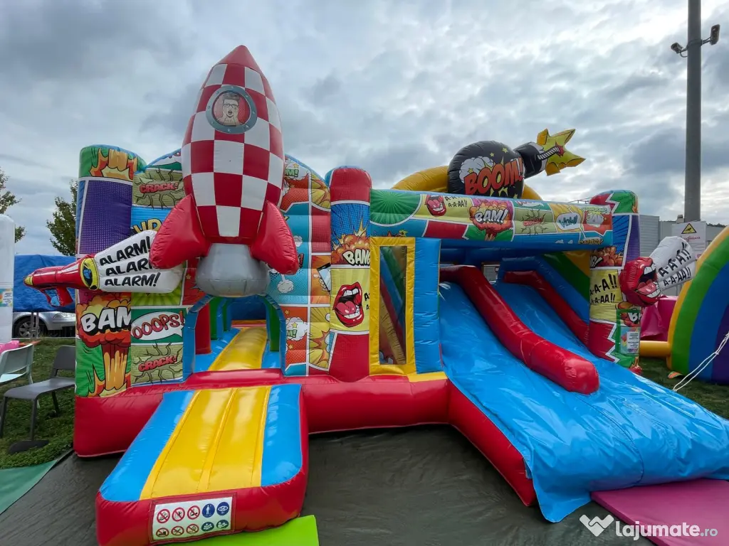 Tobogan Castel gonflabil folosit doar 3 luni