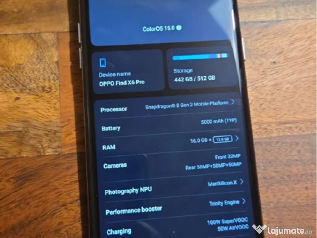 Oppo Find X6 Pro Negru 16GB/512GB 