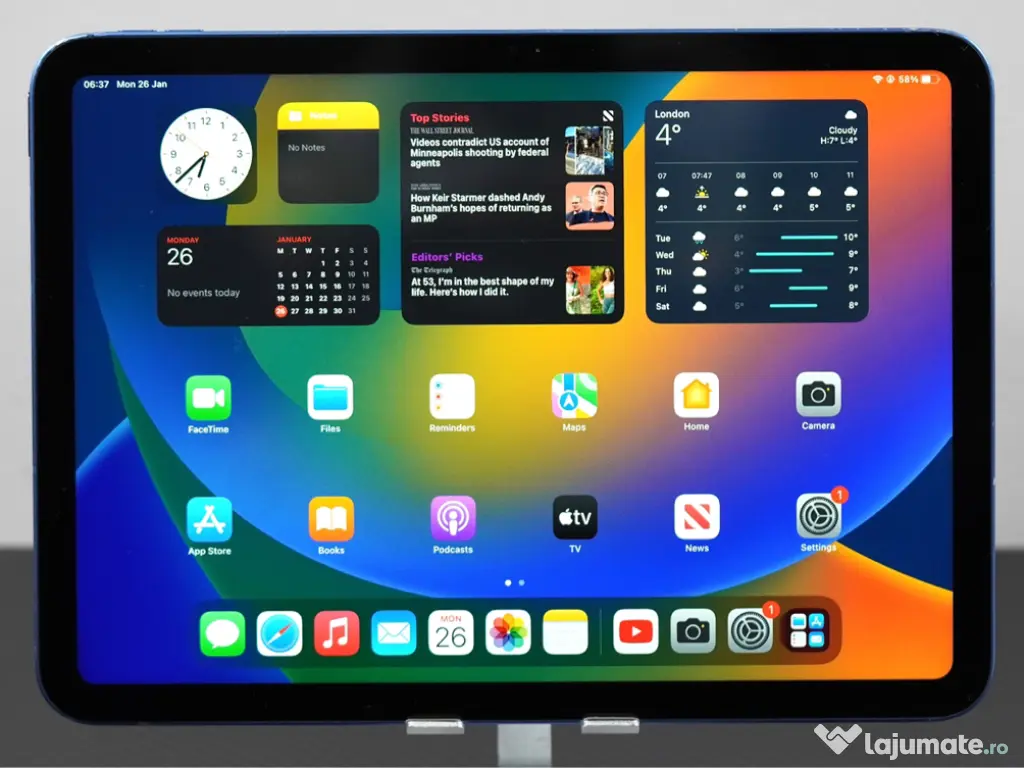 Apple iPad (Gen 10) 2022 - Wi-Fi + Cellular (4G/5G) BH 97%