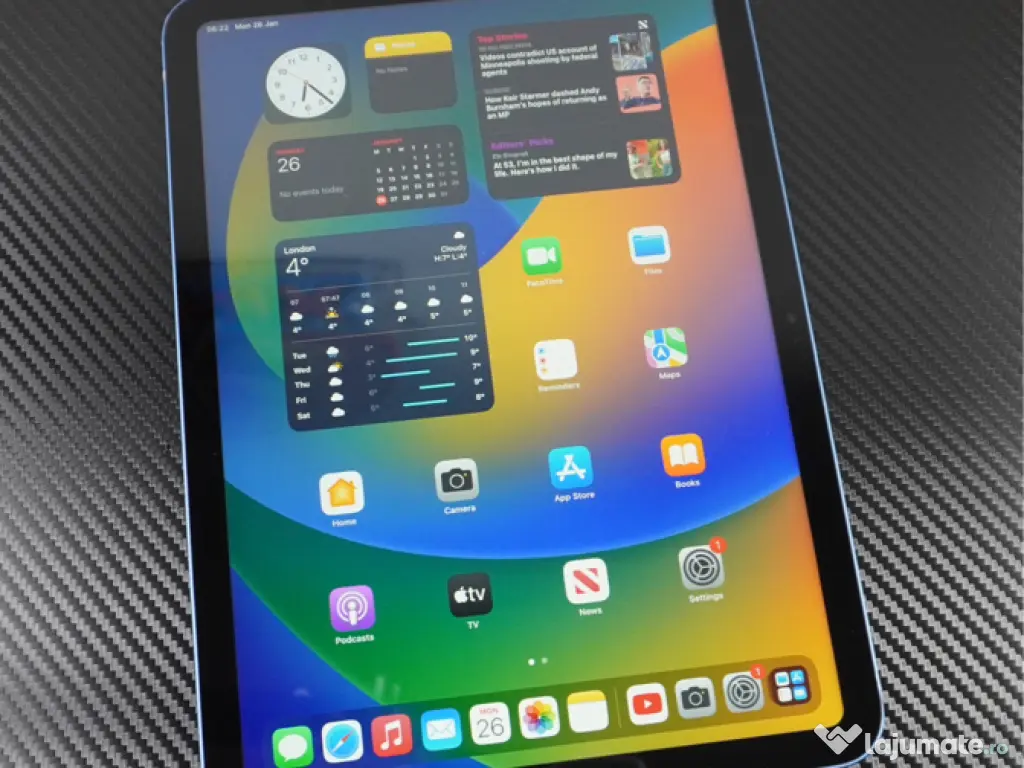 Apple iPad (Gen 10) 2022 - Wi-Fi + Cellular (4G/5G) BH 97%