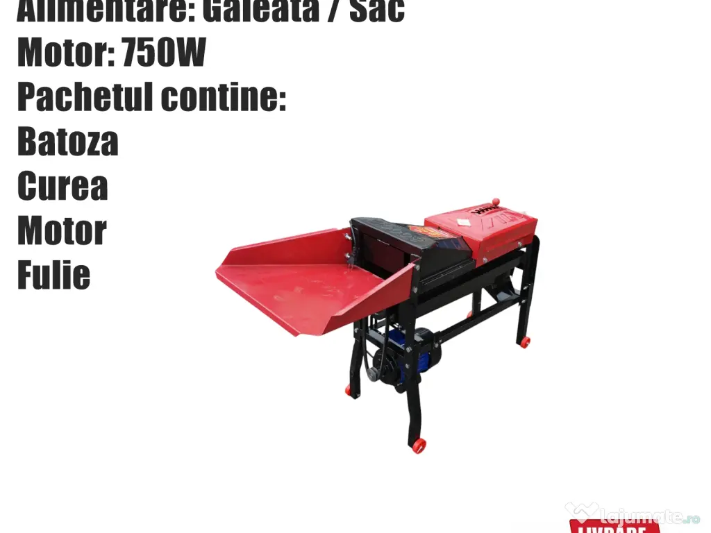 Batoza Sfarmatoare Desfacatoare Curatator Porumb Alimentare Galeata 1000-1500kg