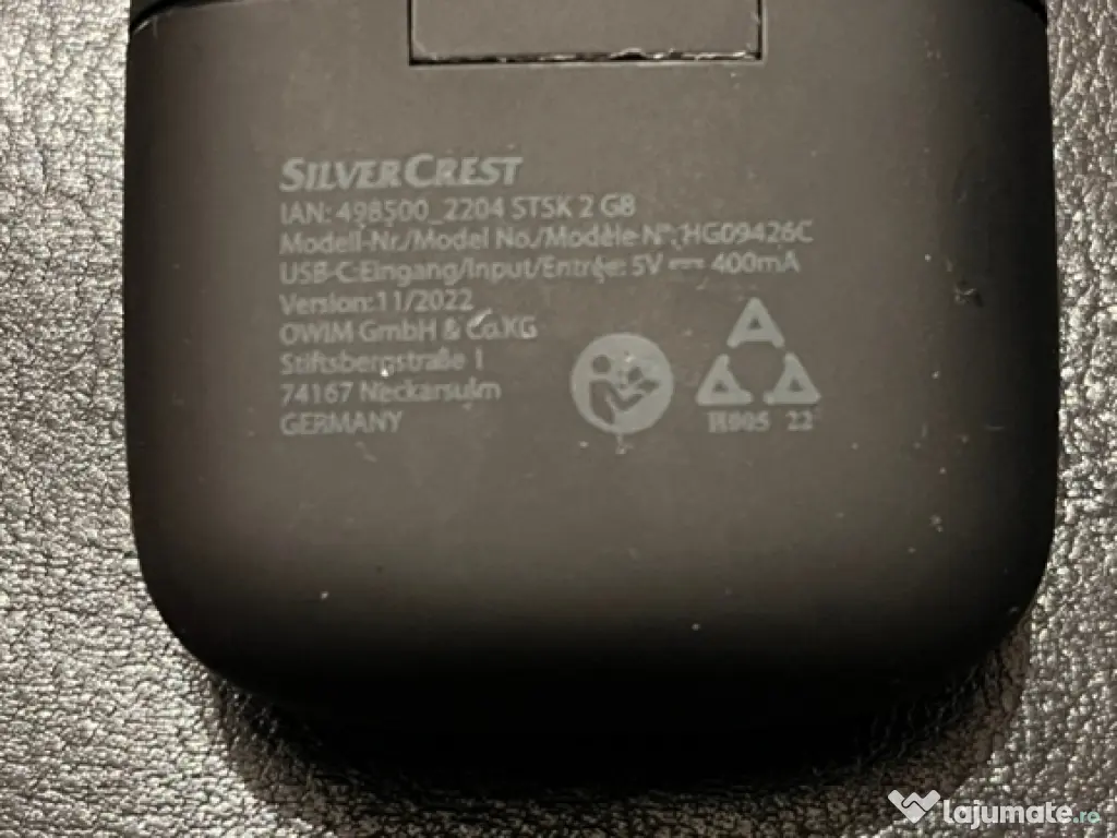 Căști true wireless SilverCrest , set complet