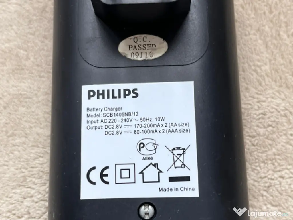 Încărcător baterii Philips