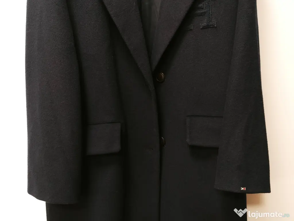 Palton bleumarin Tommy Hilfiger 