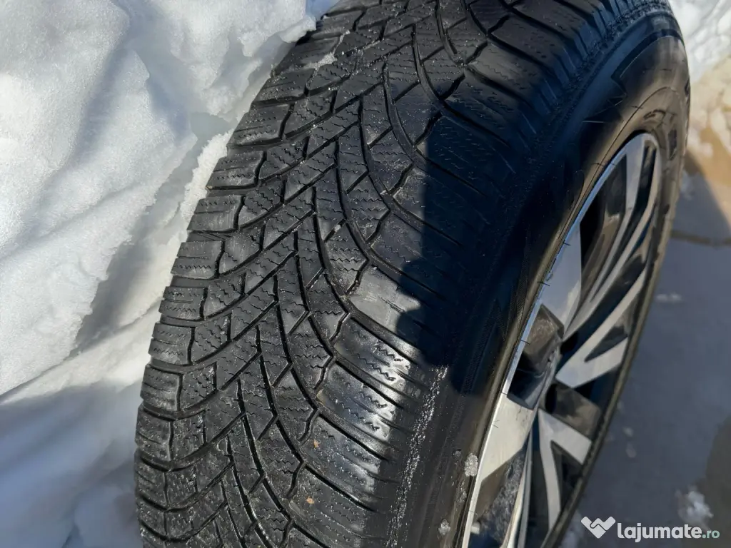 SET Jante Touareg 18 x 8J et25 5 x 112mm + Anvelope Bridgestone iarna CADOU