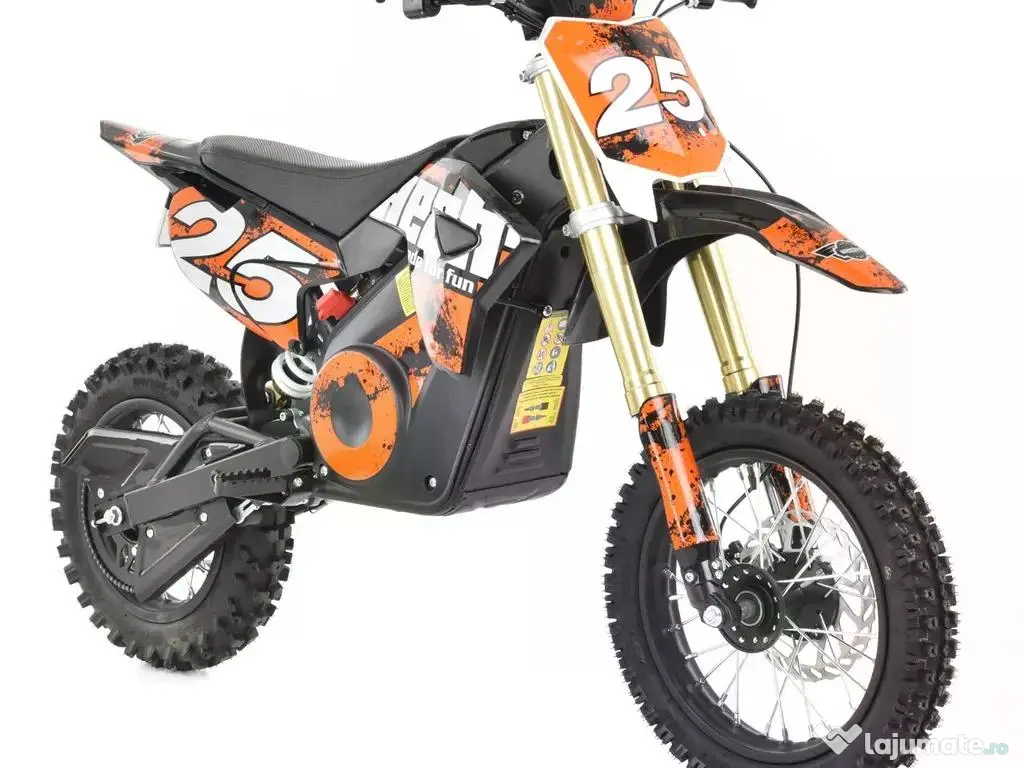 Motocicleta electrica Kinderauto MotoBike 25 1000W 36V, roti 12/10