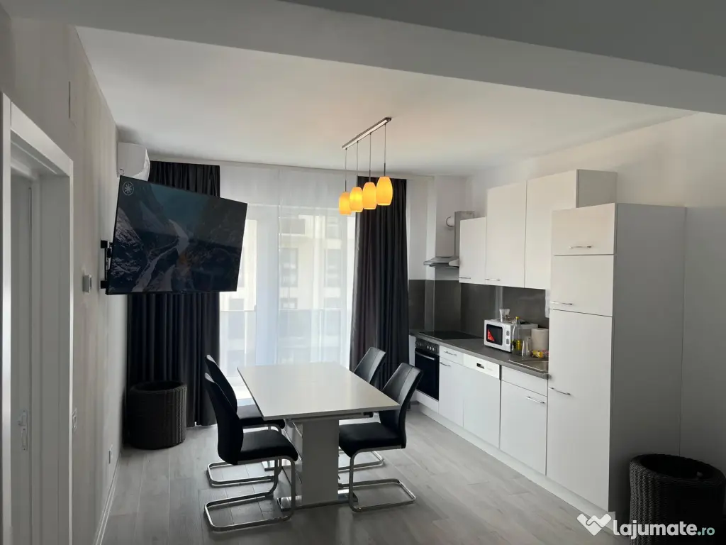 Inchiriez apartament nou cu 2 camere, complet mobilat, in Oradea