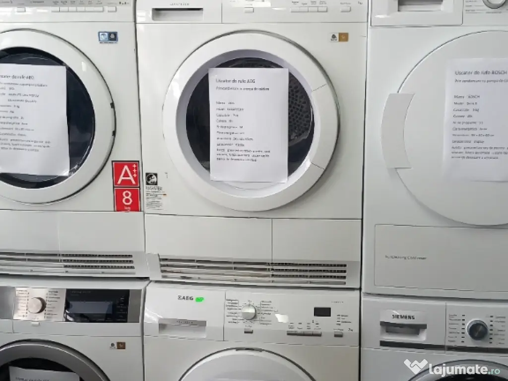 Uscatoare AEG cu POMPA DE caldura, import Germania 