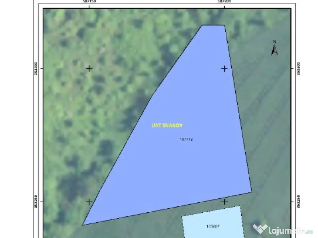 Teren Intravilan vedere la lacul Snagov zona de vile noi 500mp 