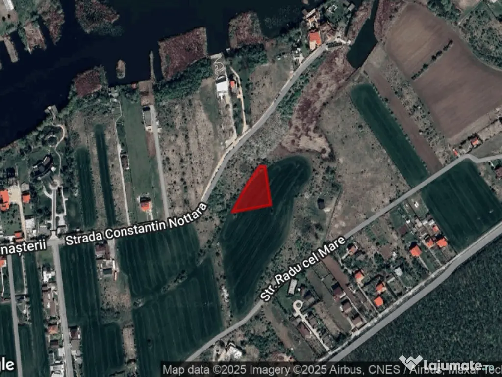 Teren Intravilan vedere la lacul Snagov zona de vile noi 500mp 