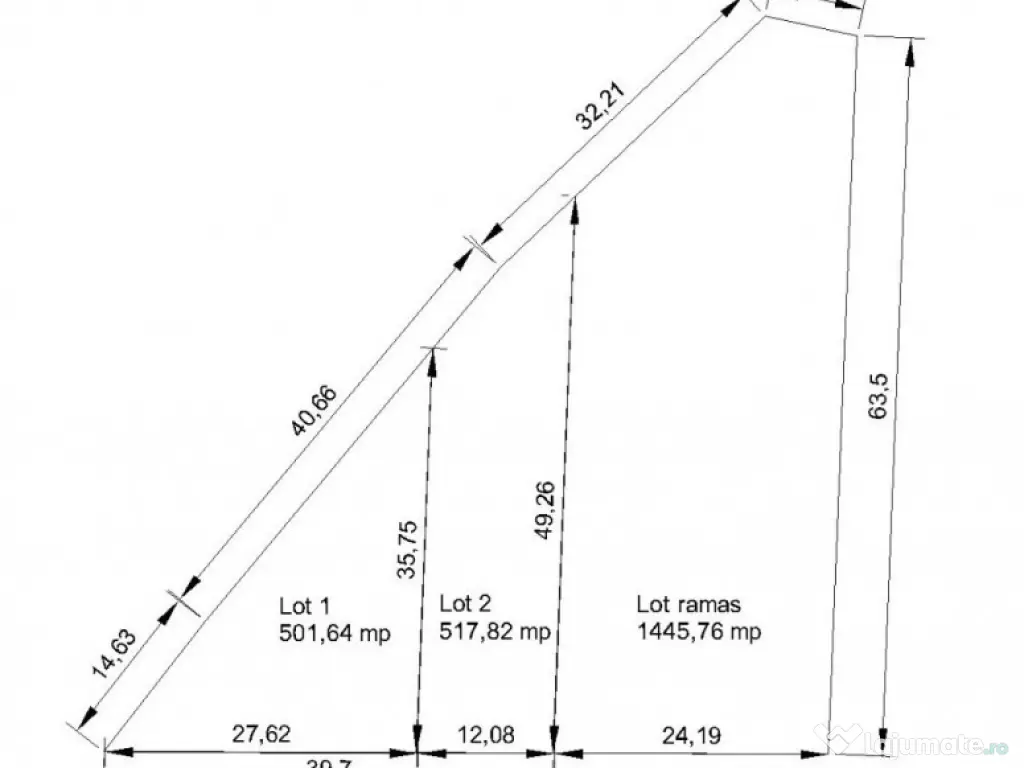Teren Intravilan vedere la lacul Snagov zona de vile noi 500mp 