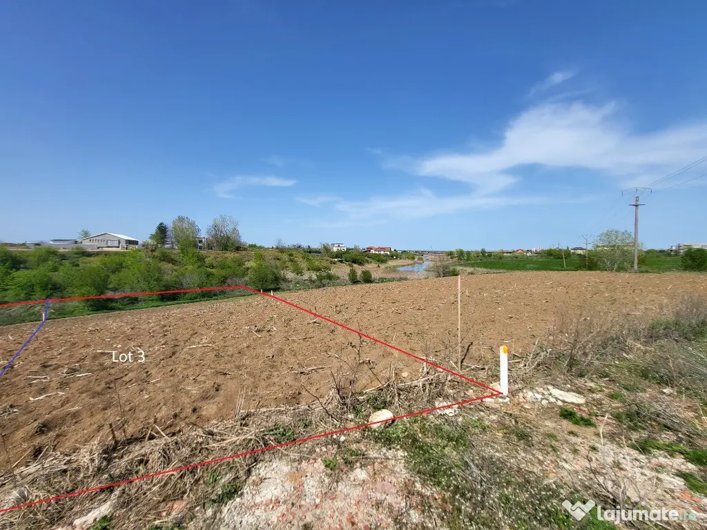 Teren Intravilan vedere la lacul Snagov zona de vile noi 500mp 