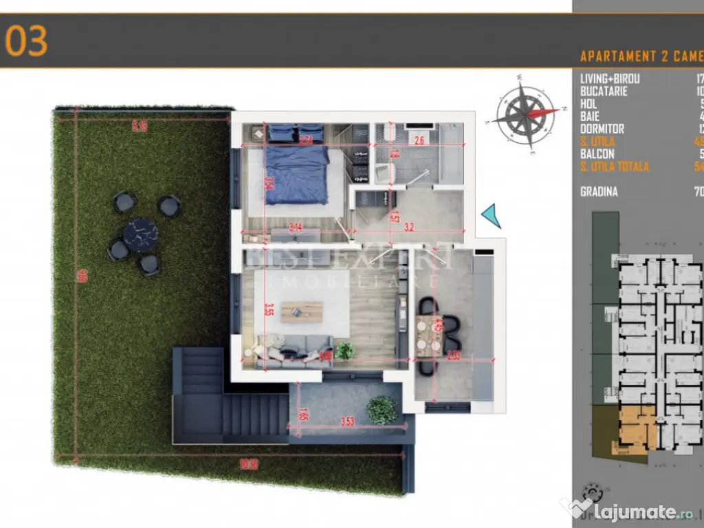 2 Camere-Mutare Rapida/5 minute STB 