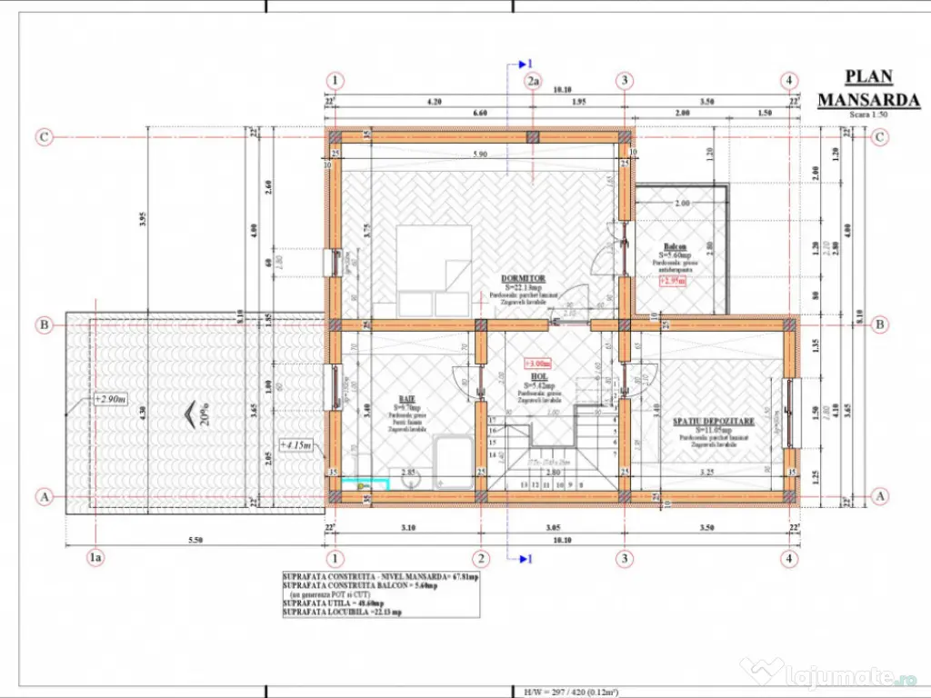 Casă modernă P+M Agigea, zonă liniștită 