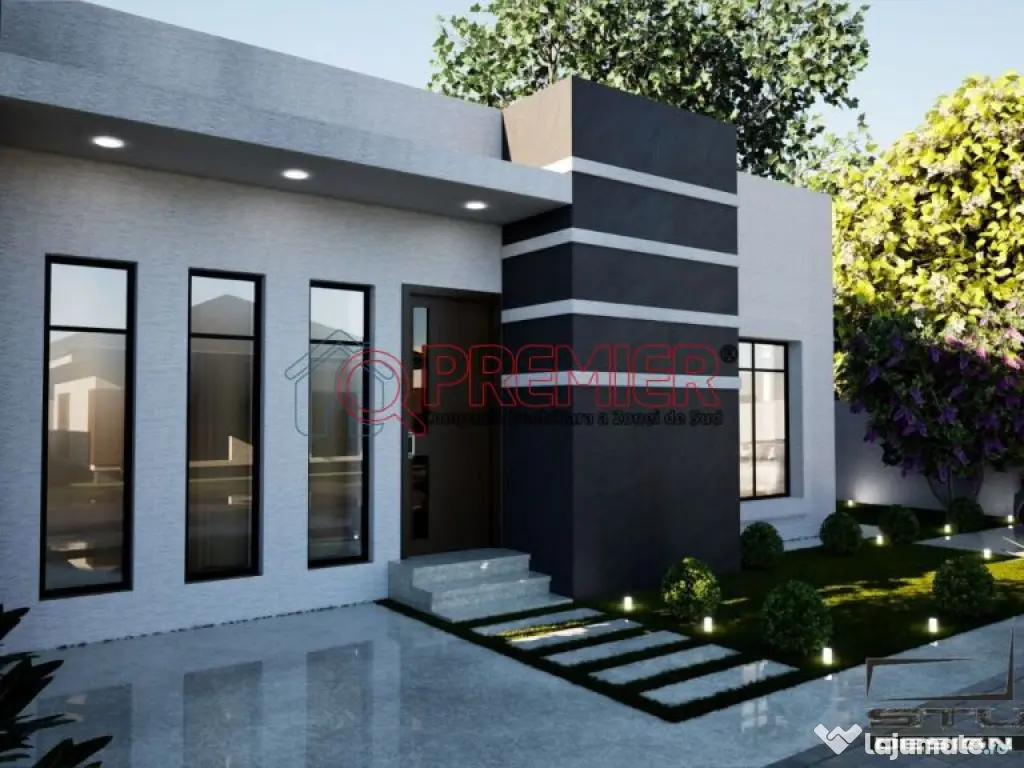 Vila individuala moderna parter - teren 412 mp Berceni 