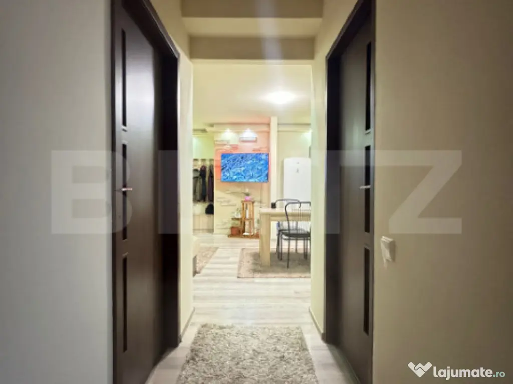 Apartament 3 camere, 60mp, 2 balcoane, etaj intermediar, Som 