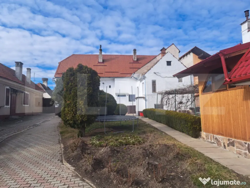 Casă săsească renovată integral, 2200 mp teren, ideală