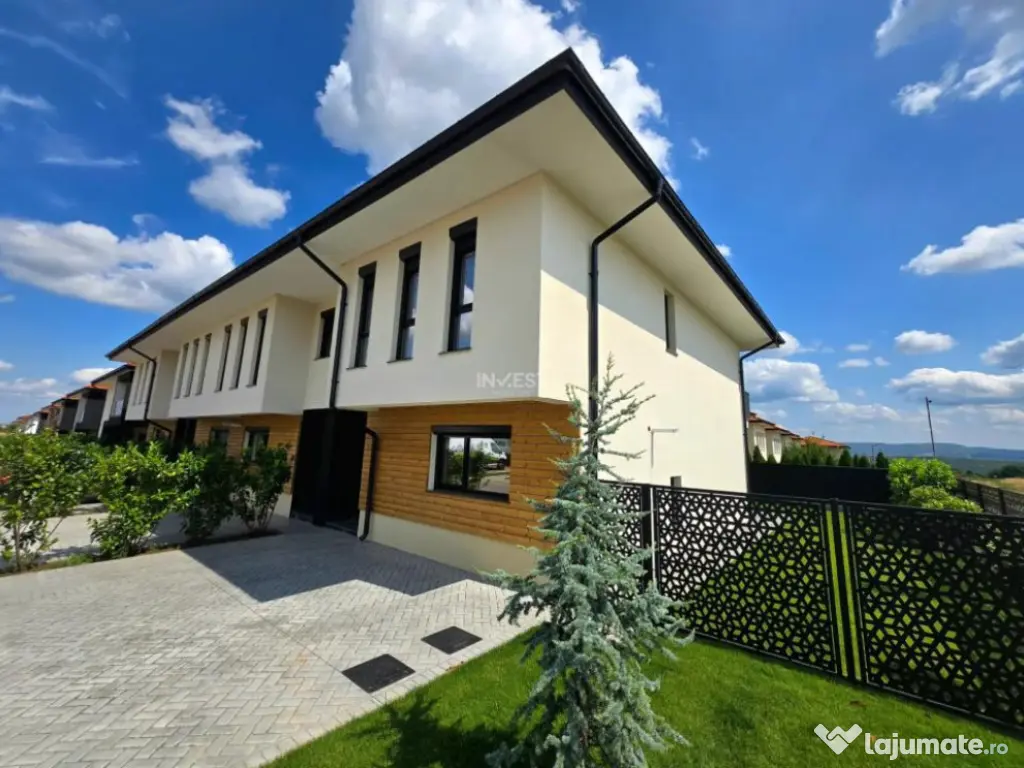 CASA CU 4 CAMERE, 2 BAI , COMPLEX PREMIUM CU ACCES PRIVAT !! 