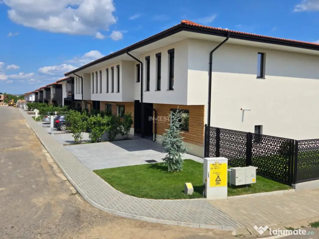 CASA CU 4 CAMERE, 2 BAI , COMPLEX PREMIUM CU ACCES PRIVAT !! 