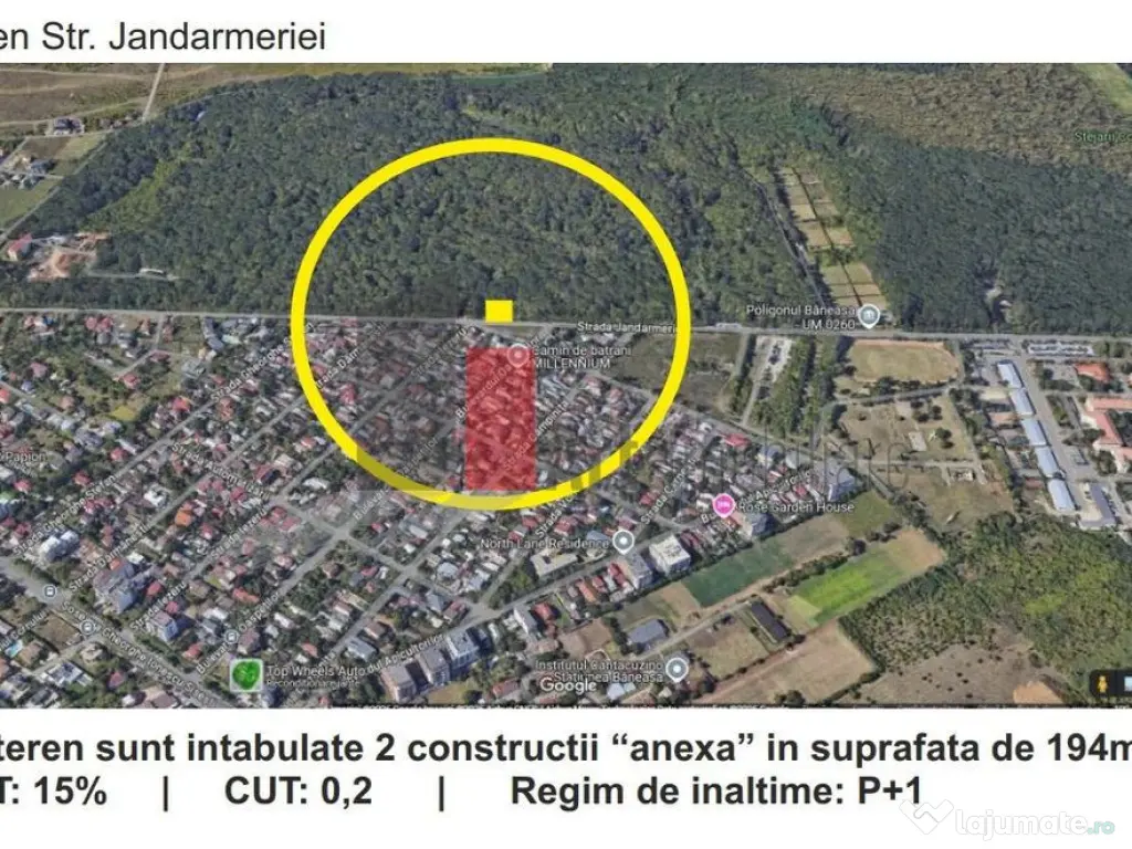 Teren padure Baneasa Jandarmeriei 