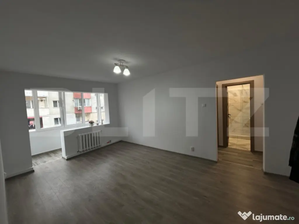 Apartament 2 camere, etaj 2 INTERMEDIAR luminos, renovat com