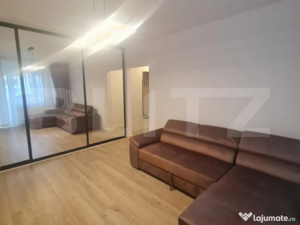 Aartament la cheie, mobilat si utilat, bucatarie inchisa, pa 