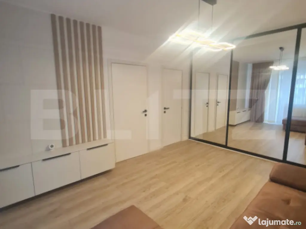 Aartament la cheie, mobilat si utilat, bucatarie inchisa, pa 