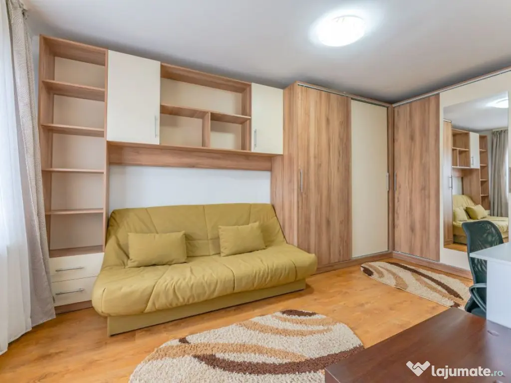 Garsoniera mobilata cu loc de parcare