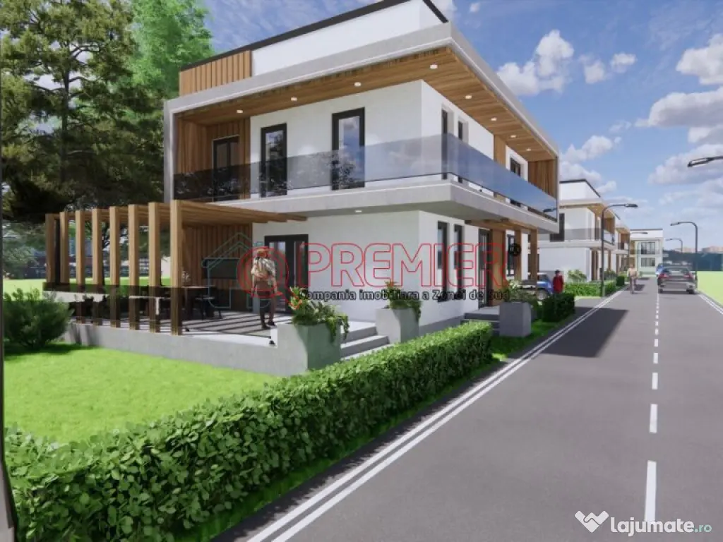 Jilava - Finisaje La Alegere - Curte individuala - Ansamblu