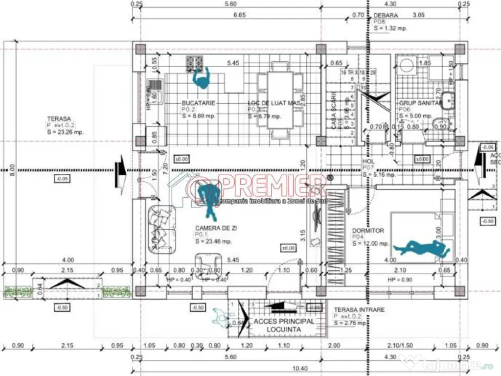 Jilava - Finisaje La Alegere - Curte individuala - Ansamblu